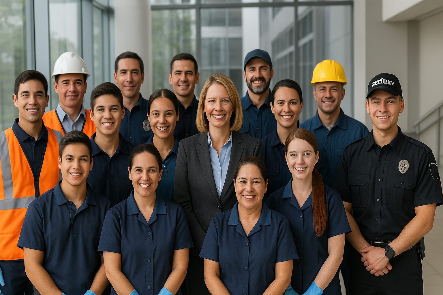 Equipo de limpieza y mantenimiento de AS Servicio